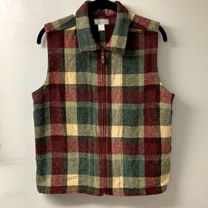 Soft Chenille Zipper Vest